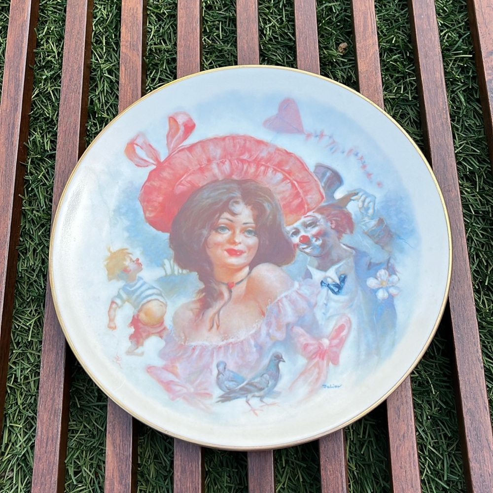 Collector Plate: Beauty & Clown, Gorham Fine China by Julian Ritter Ltd Edition
